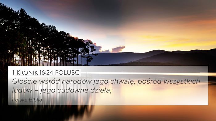 1 Kronik 16:24 POLUBG Bible Verse Image