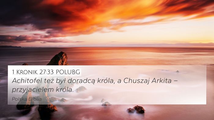 1 Kronik 27:33 POLUBG Bible Verse Image