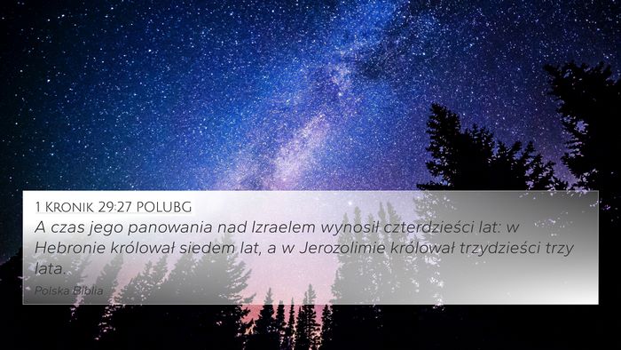 1 Kronik 29:27 POLUBG Bible Verse Image