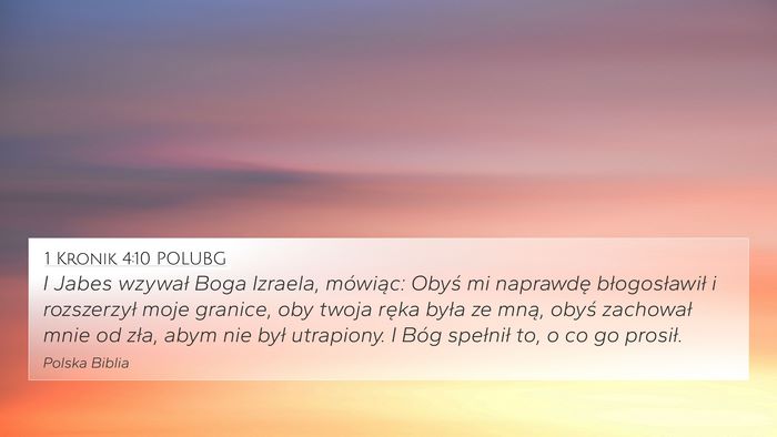 1 Kronik 4:10 POLUBG Bible Verse Image