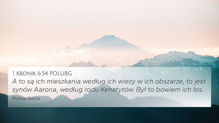 1 Kronik 6:54 POLUBG Bible Verse Image