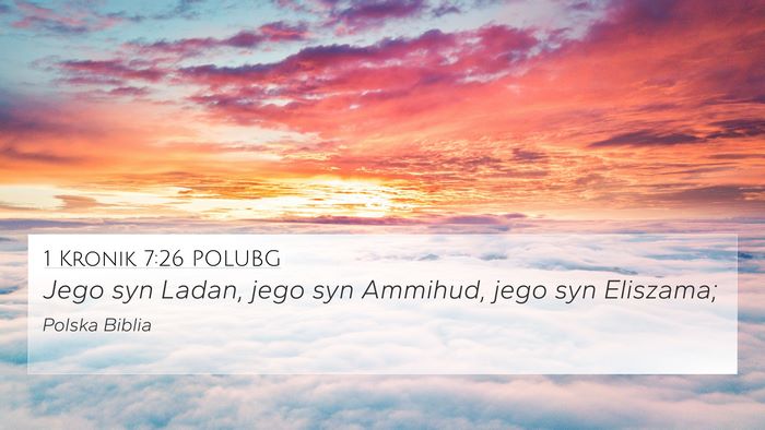 1 Kronik 7:26 POLUBG Bible Verse Image