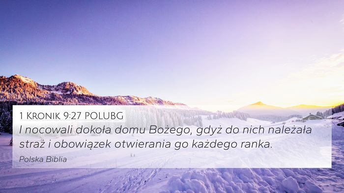 1 Kronik 9:27 POLUBG Bible Verse Image
