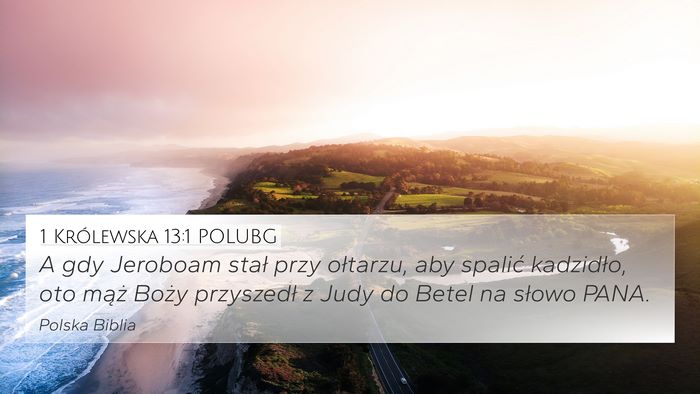 1 Królewska 13:1 POLUBG Bible Verse Image