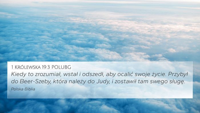 1 Królewska 19:3 POLUBG Bible Verse Image