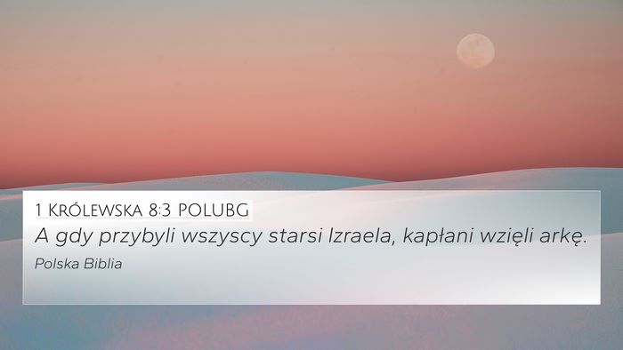 1 Królewska 8:3 POLUBG Bible Verse Image