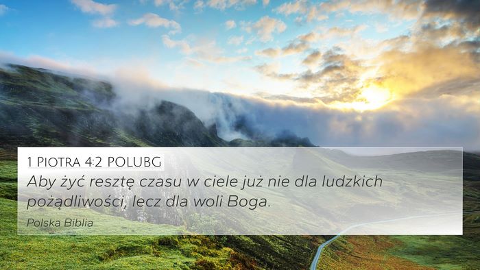 1 Piotra 4:2 POLUBG Bible Verse Image