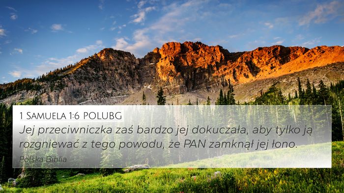1 Samuela 1:6 POLUBG Bible Verse Image