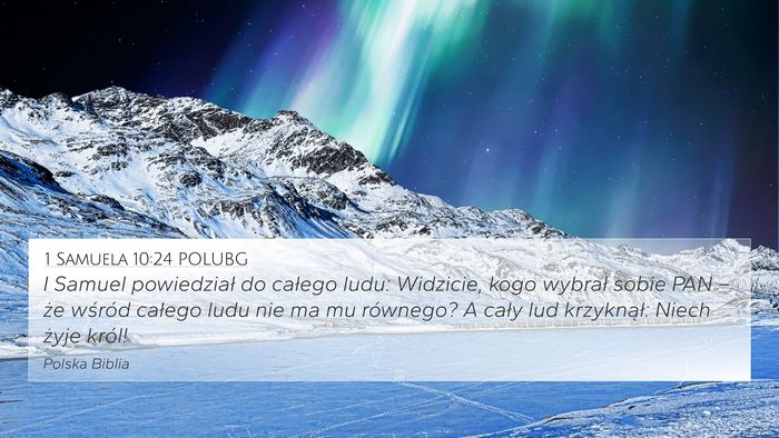 1 Samuela 10:24 POLUBG Bible Verse Image