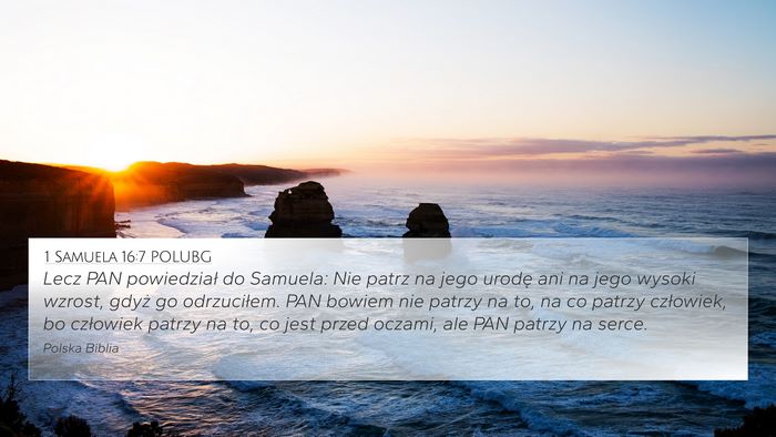 1 Samuela 16:7 POLUBG Bible Verse Image