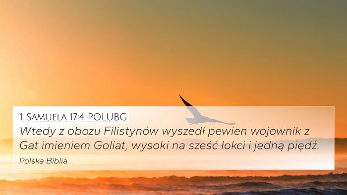 1 Samuela 17:4 POLUBG Bible Verse Image