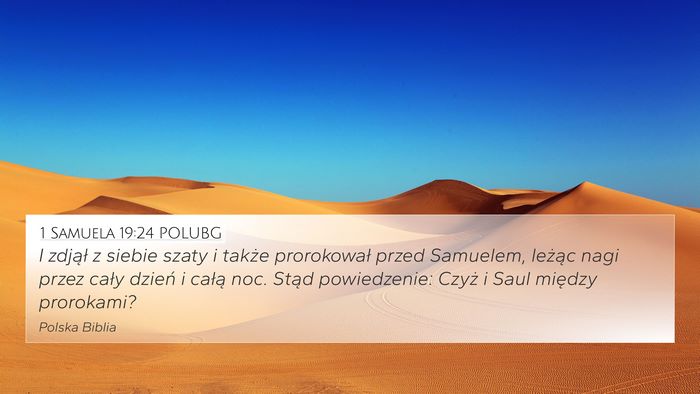 1 Samuela 19:24 POLUBG Bible Verse Image