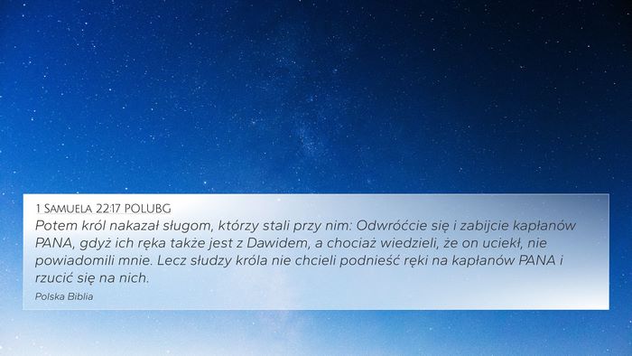 1 Samuela 22:17 POLUBG Bible Verse Image