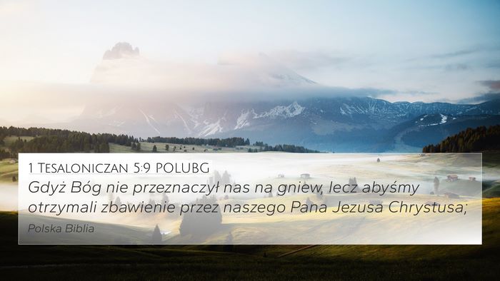 1 Tesaloniczan 5:9 POLUBG Bible Verse Image