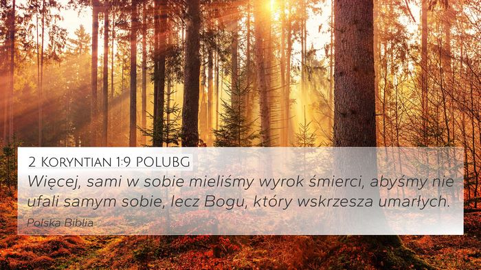 2 Koryntian 1:9 POLUBG Bible Verse Image