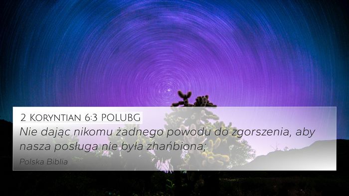 2 Koryntian 6:3 POLUBG Bible Verse Image
