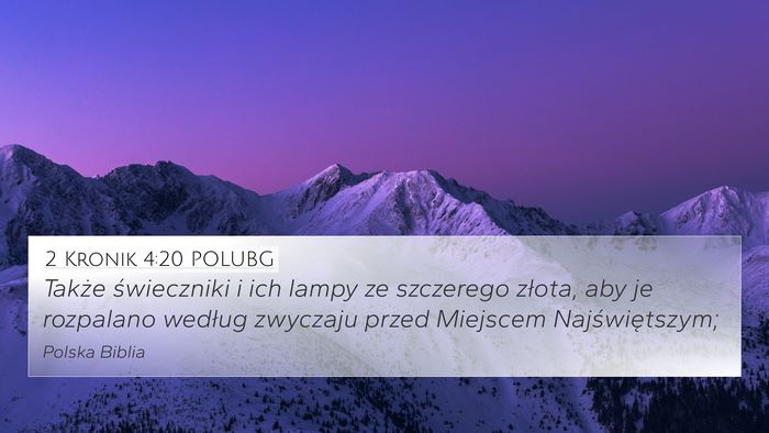 2 Kronik 4:20 POLUBG Bible Verse Image