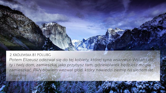 2 Królewska 8:1 POLUBG Bible Verse Image