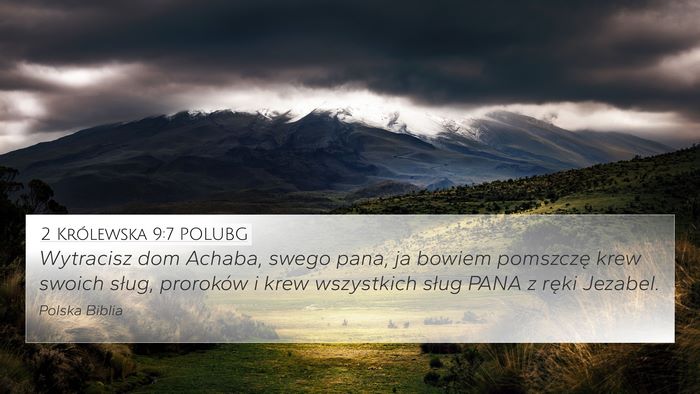 2 Królewska 9:7 POLUBG Bible Verse Image