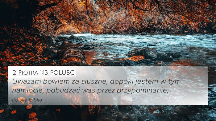 2 Piotra 1:13 POLUBG Bible Verse Image