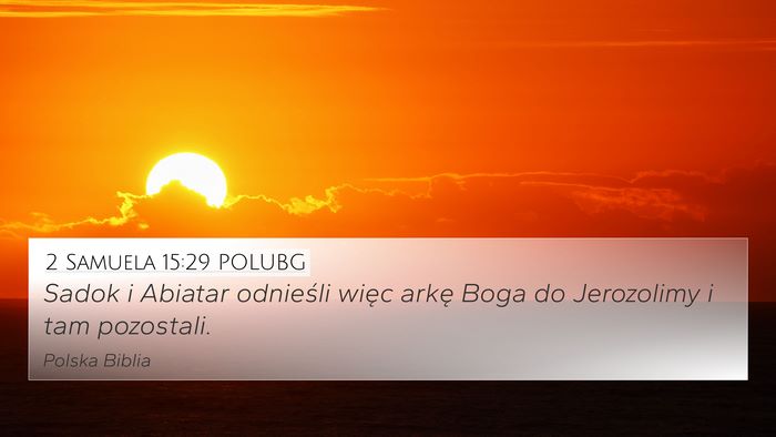 2 Samuela 15:29 POLUBG Bible Verse Image
