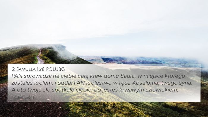 2 Samuela 16:8 POLUBG Bible Verse Image