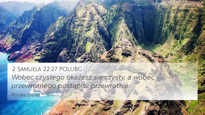 2 Samuela 22:27 POLUBG Bible Verse Image