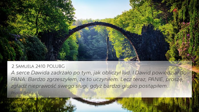 2 Samuela 24:10 POLUBG Bible Verse Image