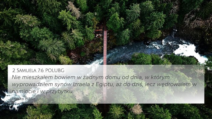 2 Samuela 7:6 POLUBG Bible Verse Image
