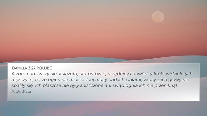 Daniela 3:27 POLUBG Bible Verse Image