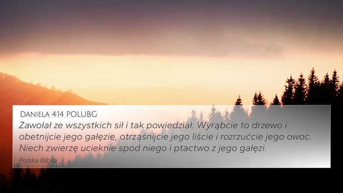 Daniela 4:14 POLUBG Bible Verse Image