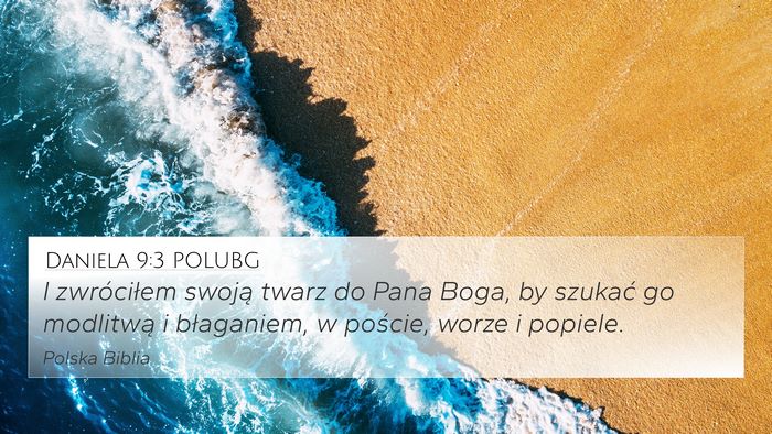 Daniela 9:3 POLUBG Bible Verse Image