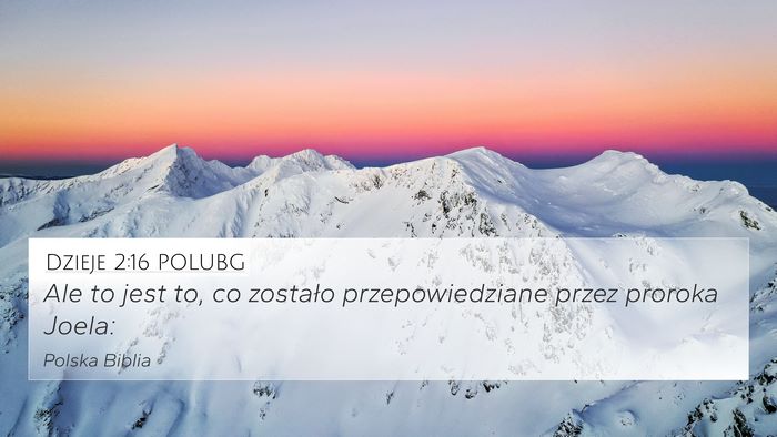 Dzieje 2:16 POLUBG Bible Verse Image