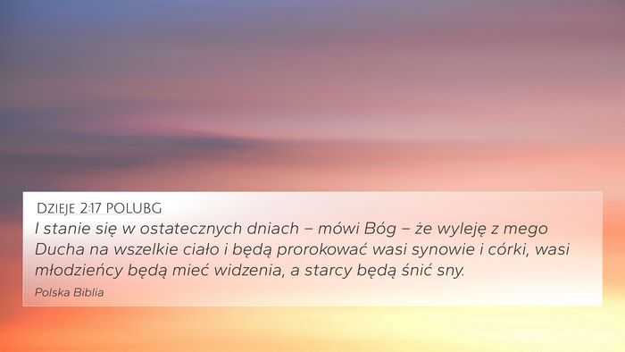 Dzieje 2:17 POLUBG Bible Verse Image