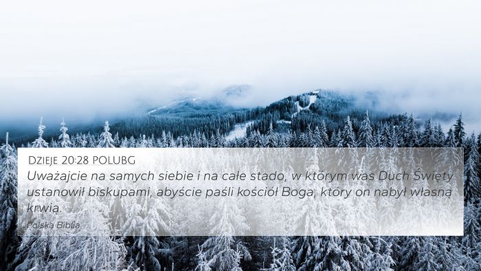 Dzieje 20:28 POLUBG Bible Verse Image