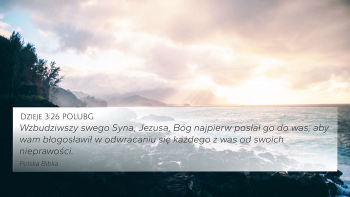 Dzieje 3:26 POLUBG Bible Verse Image