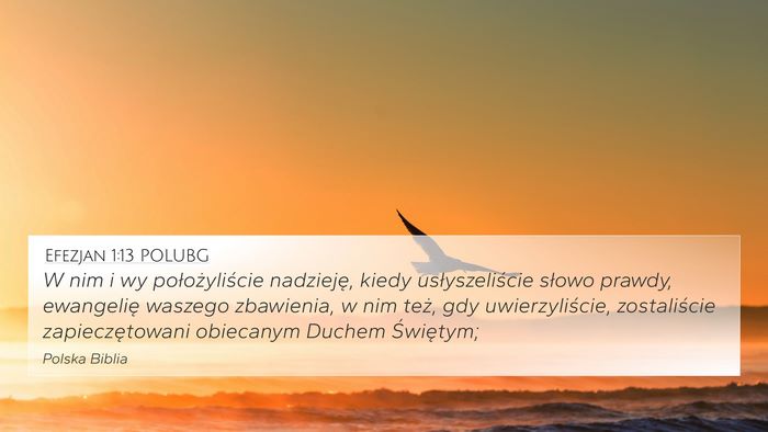 Efezjan 1:13 POLUBG Bible Verse Image