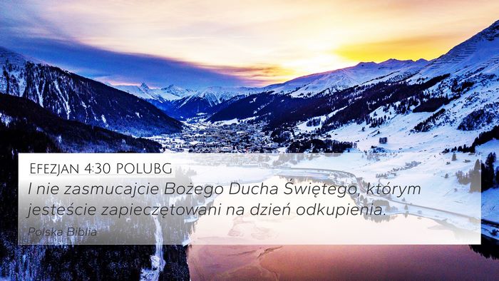 Efezjan 4:30 POLUBG Bible Verse Image