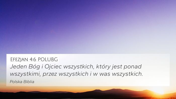 Efezjan 4:6 POLUBG Bible Verse Image