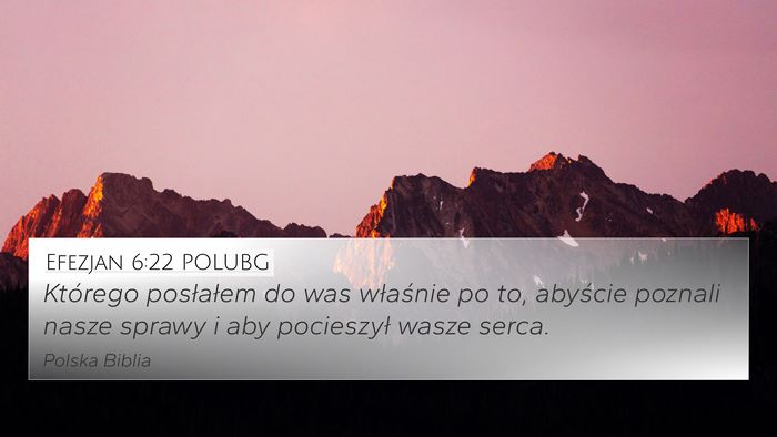 Efezjan 6:22 POLUBG Bible Verse Image
