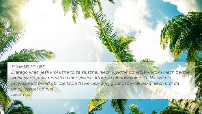 Estery 1:19 POLUBG Bible Verse Image