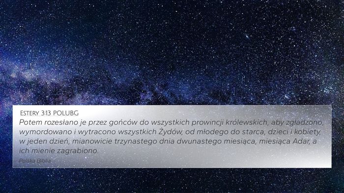 Estery 3:13 POLUBG Bible Verse Image