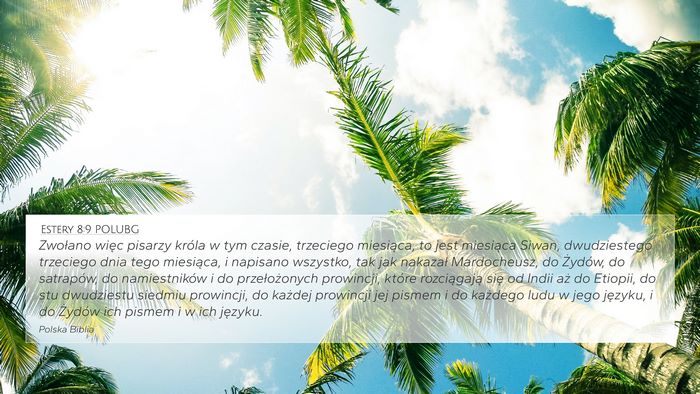 Estery 8:9 POLUBG Bible Verse Image