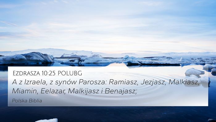 Ezdrasza 10:25 POLUBG Bible Verse Image