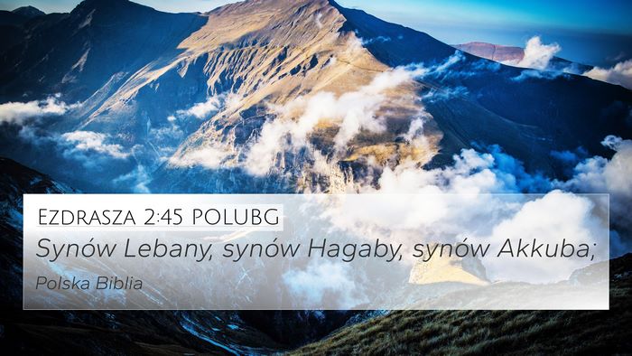 Ezdrasza 2:45 POLUBG Bible Verse Image