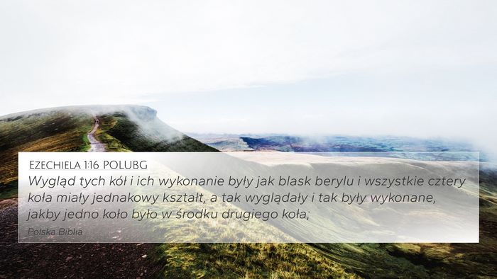 Ezechiela 1:16 POLUBG Bible Verse Image