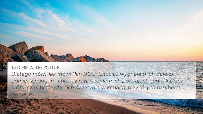 Ezechiela 11:16 POLUBG Bible Verse Image