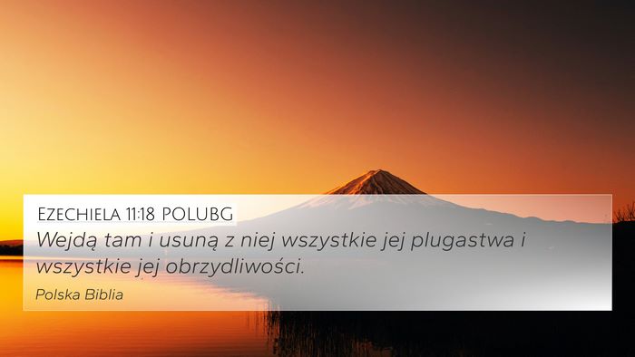 Ezechiela 11:18 POLUBG Bible Verse Image