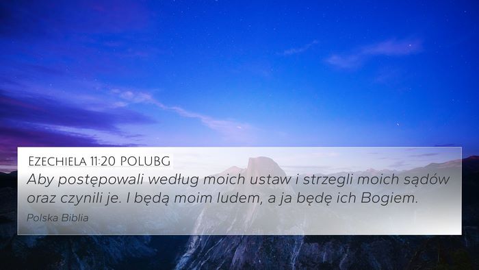 Ezechiela 11:20 POLUBG Bible Verse Image