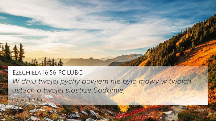 Ezechiela 16:56 POLUBG Bible Verse Image
